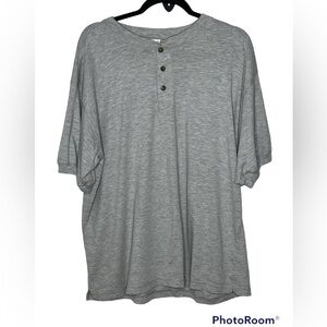 Basic Editions Gray Shirt Sz XL